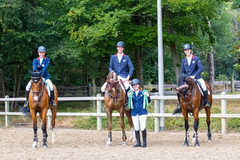 Team NAF Young Riders finish joint second in Wierden Nations Cup